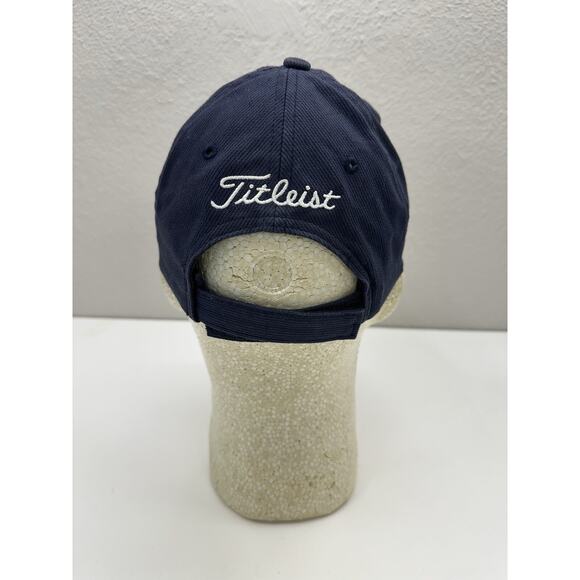 Titleist Unisex Baseball Hat Navy Blue Golf Logo Breast Cancer Awareness Cap - Picture 4 of 10